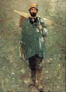 Nicolae Grigorescu Andreescu in the Landscape oil painting